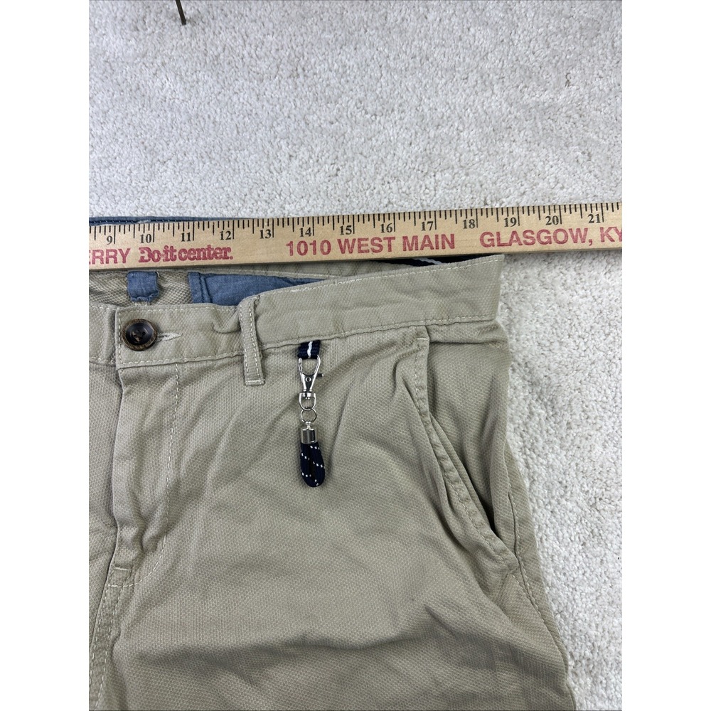 Tom Tailor Shorts Men 36 Khaki Josh Regular Slim Casual Stretch Cotton Preppy - Picture 3 of 11